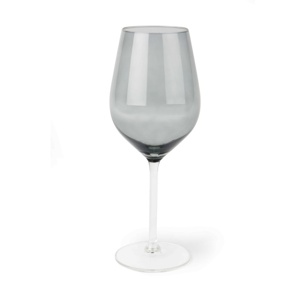 Excelsa color wine goblets Transparent smoked gray glass 50 cl Excelsa